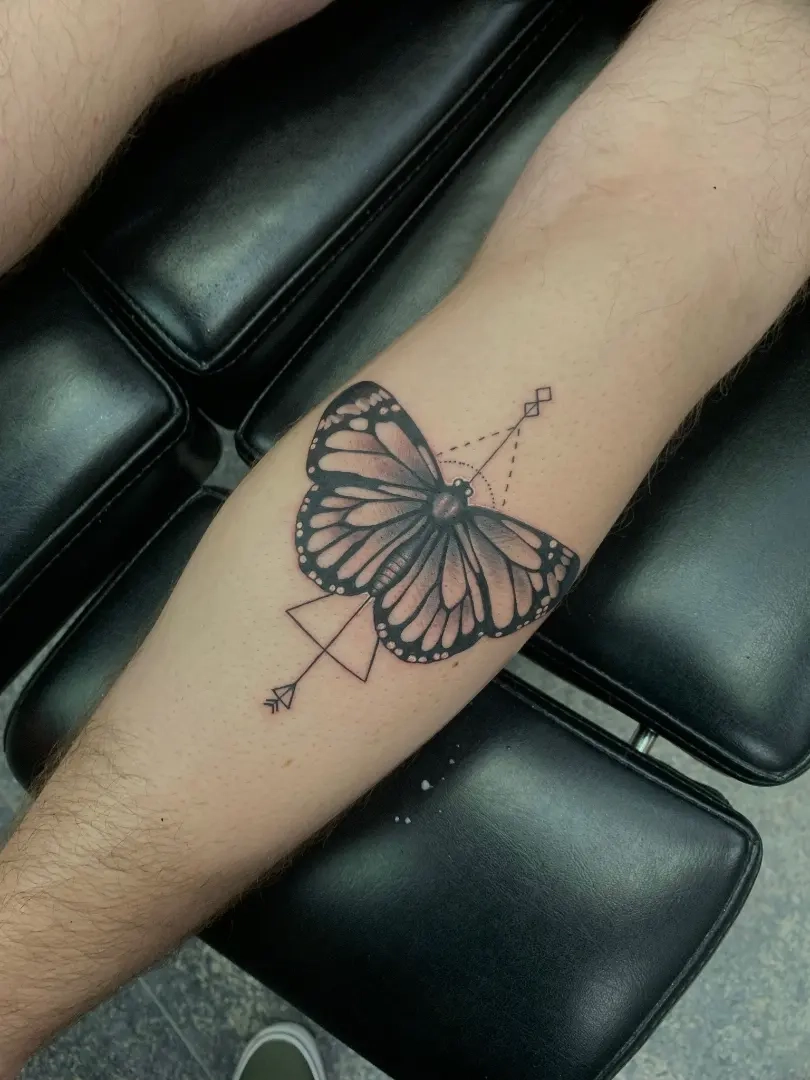 micro-realism butterflly