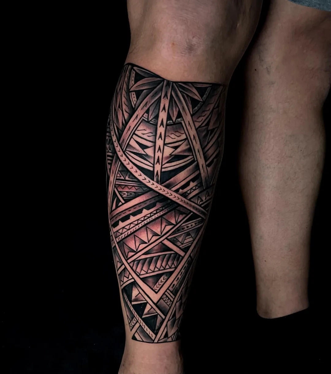 tattoo on the leg